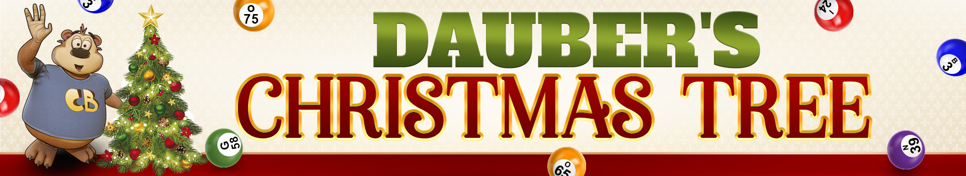  Promotional Banner Dauber's Christmas Tree