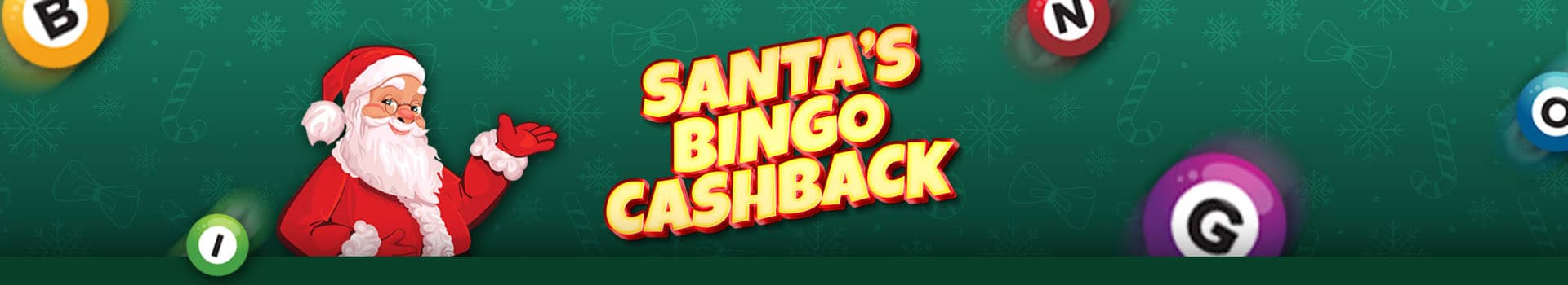 Santa's Cashback Banner