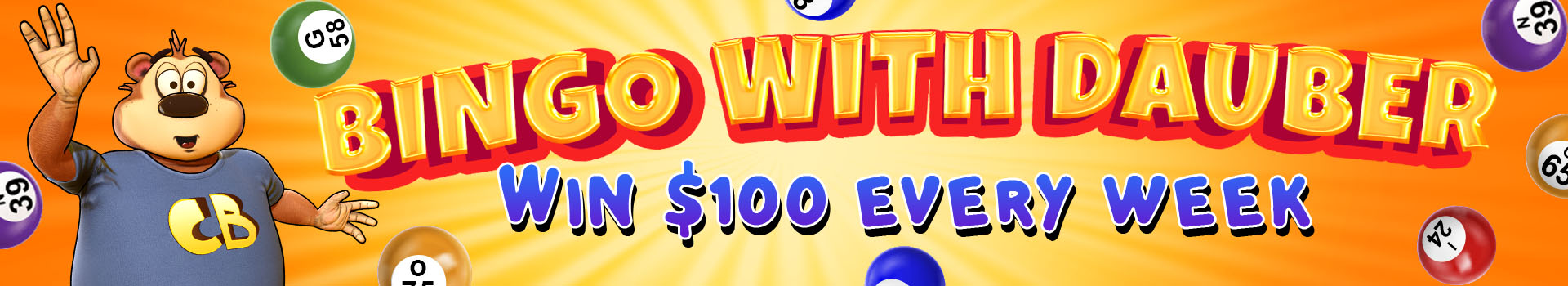 Bingo With Dauber Banner