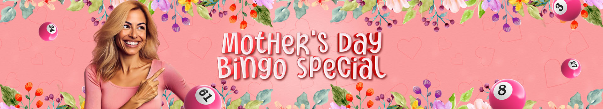Mother's day Bingo Special Banner