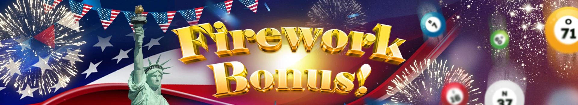 Firework Bonus Banner