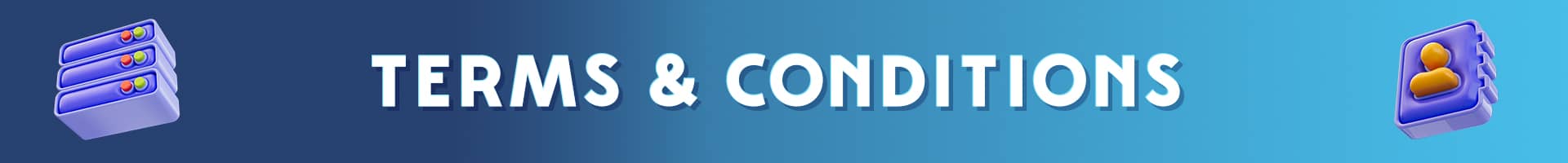 Terms and Conditions banner